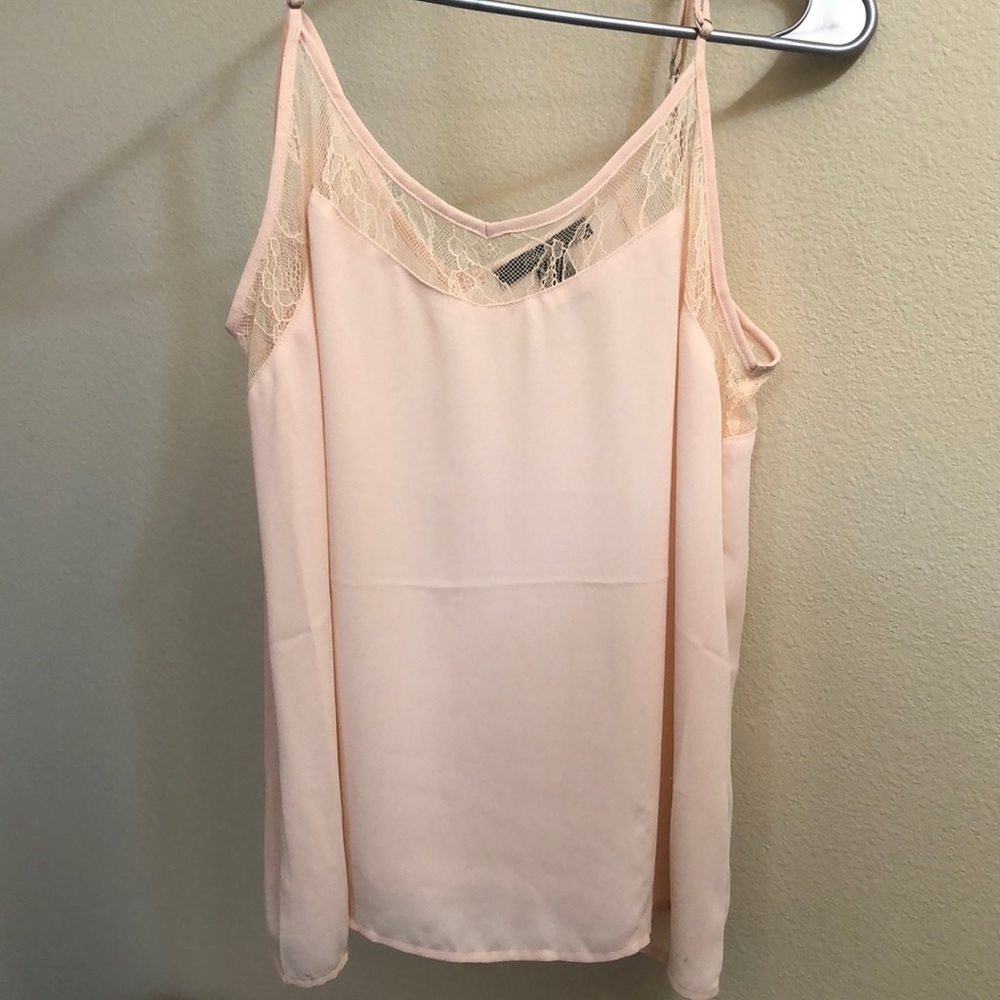Pink laced blouse